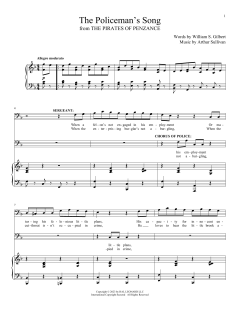 The Policeman's Song von William Schwenck Gilbert (Download) 