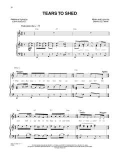 Tears To Shed von Danny Elfman (Download) 