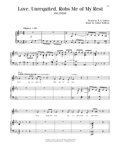 Love, Unrequited, Robs Me Of My Rest von William Schwenck Gilbert (Download) 