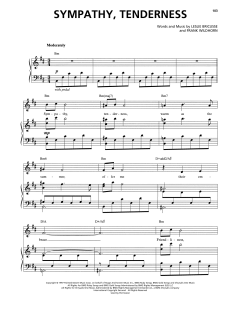 Sympathy, Tenderness von Frank Wildhorn (Download) 