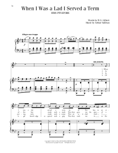 When I Was A Lad von William Schwenck Gilbert (Download) 