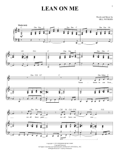 Lean On Me von Bill Withers (Download) 