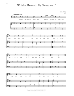 Whither Runneth My Sweetheart? von John Bartlet (Download) 