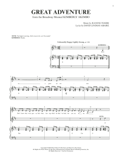Great Adventure von Jeanine Tesori (Download) 