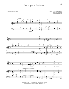 Per La Gloria D'adorarvi von Paolo Antonio Rolli (Download) 