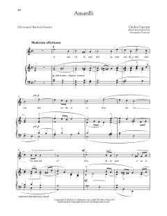 Amarilli (High Voice) von Giulio Caccini (Download) 