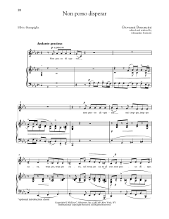 Non Posso Disperar (Low Voice) von Giovanni Bononcini (Download) 
