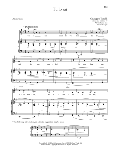 Tu Lo Sai (Low Voice) von Giuseppe Torelli (Download) 