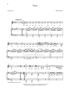 Nina (Low Voice) von Anonymous (Download) 