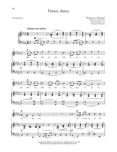 Danza, Danza (Medium High Voice) von Francesco Durante (Download) 