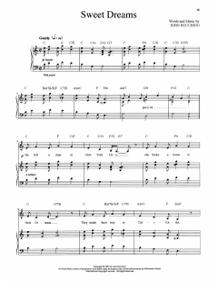 Sweet Dreams von John Bucchino (Download) 