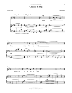 Cradle Song von William Blake (Download) 