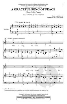 A Graceful Song of Peace von Joseph M. Martin (Download) 
