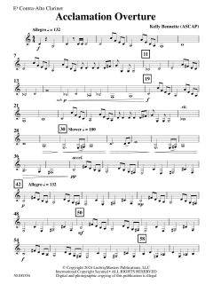Acclamation Overture von Kelly Bennette (Download) 