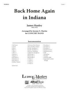 Back Home Again in Indiana von James F. Hanley (Download) 