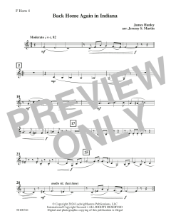 Back Home Again in Indiana von James F. Hanley (Download) 