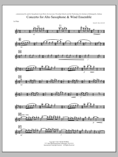 Concerto For Alto Saxophone And Wind Ensemble von Samuel R. Hazo (Download) 