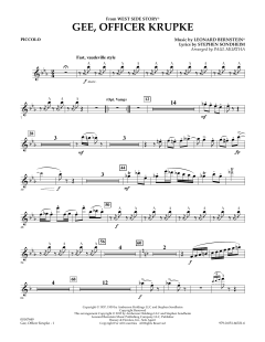 Gee, Officer Krupke von Leonard Bernstein (Download) 