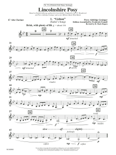 Lincolnshire Posy von Percy Aldridge Grainger (Download) 