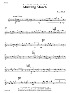 Mustang March von Daniel Sault (Download) 