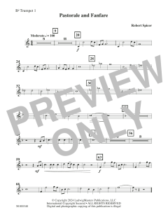 Pastorale and Fanfare von Robert Spicer (Download) 