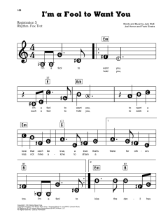 I'm A Fool To Want You von Frank Sinatra (Download) 