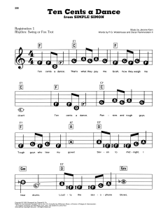 Ten Cents A Dance von Lorenz Hart (Download) 