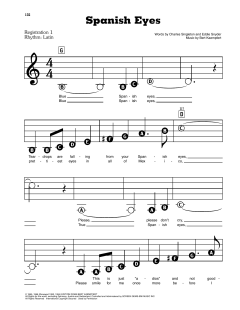 Spanish Eyes von Elvis Presley (Download) 