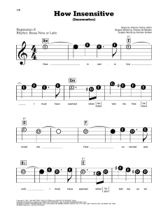 How Insensitive (Insensatez) von Antonio Carlos Jobim (Download) 