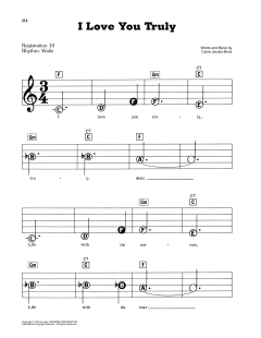 I Love You Truly von Carrie Jacobs-Bond (Download) 