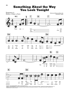 Something About The Way You Look Tonight von Elton John (Download) 