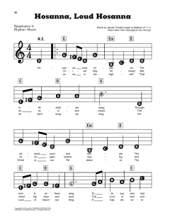 Hosanna, Loud Hosanna von Jennette Threlfall (Download) 