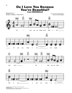 Do I Love You Because You're Beautiful? von Richard Rodgers (Download) 