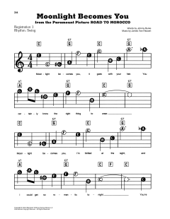 Moonlight Becomes You von Johnny Burke (Download) 