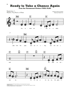 Ready To Take A Chance Again (Love Theme) von Barry Manilow (Download) 