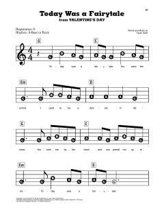 Today Was A Fairytale von Taylor Swift (Download) 