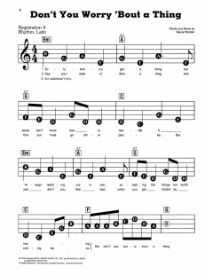 Don't You Worry 'Bout A Thing von Stevie Wonder (Download) 