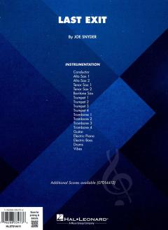 Last Exit von Joe Snyder (Download) 