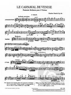 Le Carnaval de Venise op. 119 von Charles Jean-Baptiste Dancla 