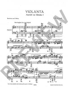Violanta Melodien Heft 1 von Erich Wolfgang Korngold 