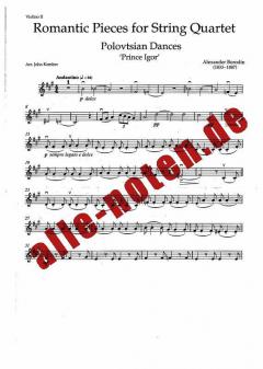 Romantic Pieces for String Quartet 