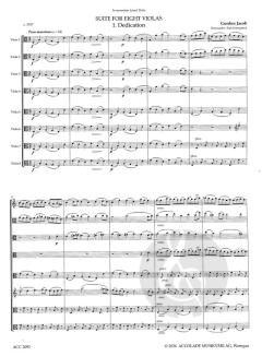 Suite für 8 Violen von Jacob Gordon 