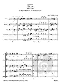 Konzert für Oboe und Streicher von Efrain Oscher 