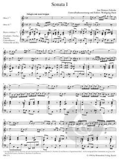 6 Sonaten Heft 1 (Jan Dismas Zelenka) 