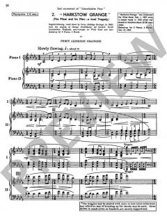 Music for Two Pianos 2 von Percy Aldridge Grainger 