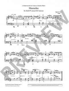 20 ausgewählte Mazurken von Frédéric Chopin 