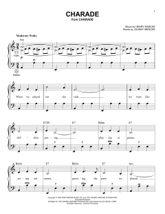 Charade von Henry Mancini (Download) 