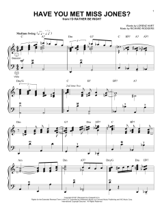 Have You Met Miss Jones? von Lorenz Hart (Download) 