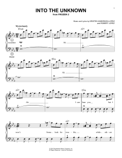 Into The Unknown von Robert Lopez (Download) 