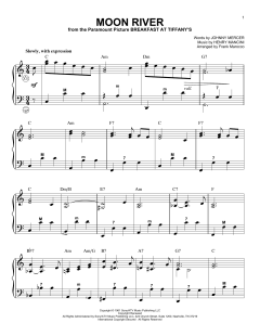 Moon River von Andy Williams (Download) 